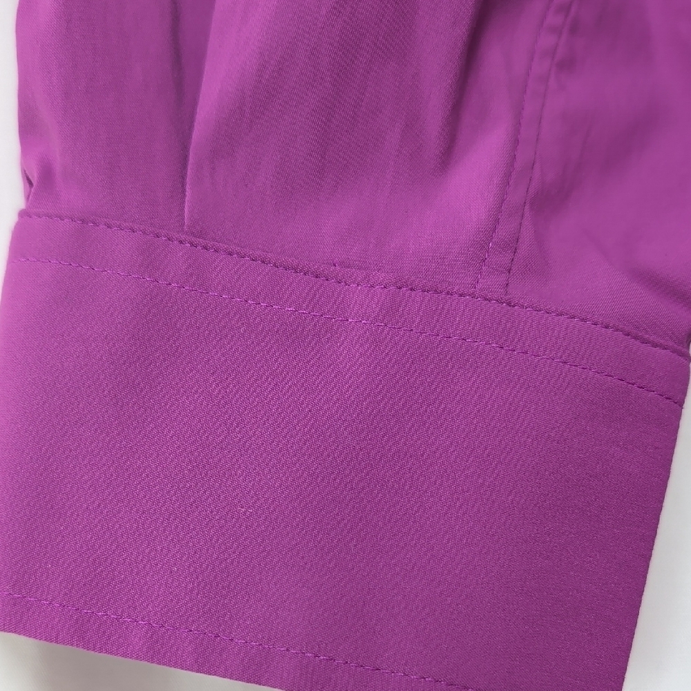 Athleta oversize vibrant magenta poplin shirt - Picture 4 of 8